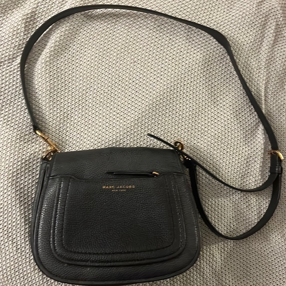 black leather Marc Jacobs Bag (saddle)